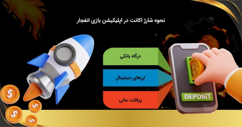شناخت روش شارژ حساب کاربری در اپ بازی انفجار