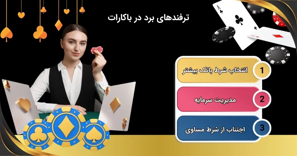 استراتژی های برنده در بازی باکارات